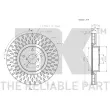 NK 314420 - Jeu de 2 disques de frein avant