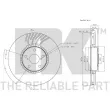 NK 3145105 - Disque de frein avant droit