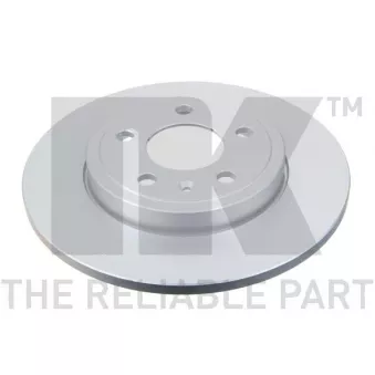 Jeu de 2 disques de frein arrière NK OEM 8E0615601M