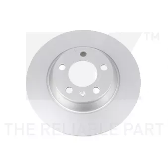 Jeu de 2 disques de frein arrière NK OEM 2Q0615601G