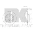 NK 3147133 - Jeu de 2 disques de frein arrière