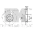 NK 314742 - Jeu de 2 disques de frein avant