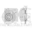 NK 314743 - Jeu de 2 disques de frein avant