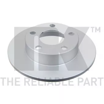 Jeu de 2 disques de frein arrière NK OEM 8D0615601A