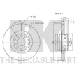 NK 314791 - Jeu de 2 disques de frein avant