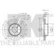 NK 315208 - Jeu de 2 disques de frein avant