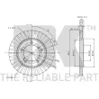 NK 315210 - Jeu de 2 disques de frein avant