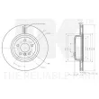 NK 3415116 - Jeu de 2 disques de frein arrière