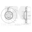 NK 3415124 - Disque de frein avant gauche