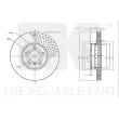NK 341598 - Jeu de 2 disques de frein avant