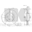 NK 343392 - Jeu de 2 disques de frein avant