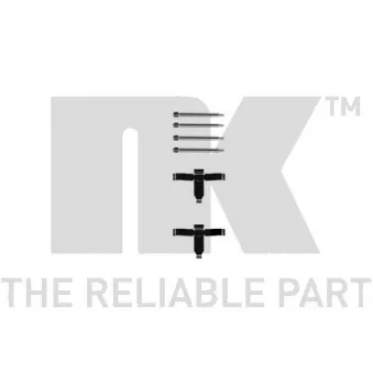 Kit d'accessoires, plaquette de frein à disque NK 7910127
