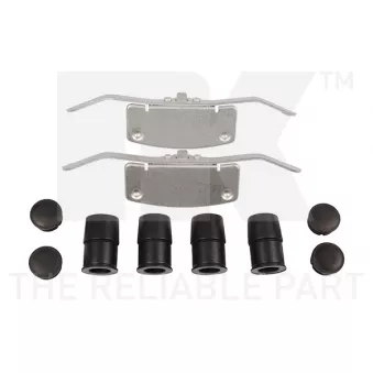 Kit d'accessoires, plaquette de frein à disque NK 7912931