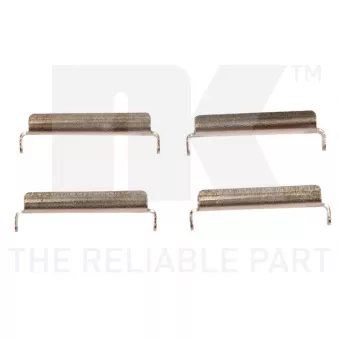 Kit d'accessoires, plaquette de frein à disque NK 7912932