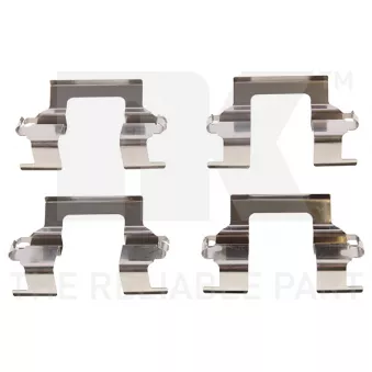Kit d'accessoires, plaquette de frein à disque NK OEM 8944611550