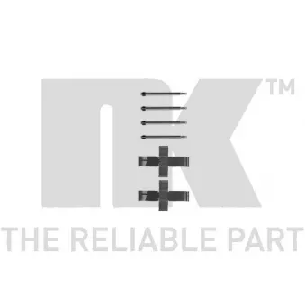 Kit d'accessoires, plaquette de frein à disque NK 7915979