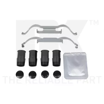 Kit d'accessoires, plaquette de frein à disque NK OEM 1667817080