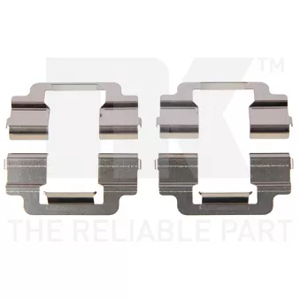 Kit d'accessoires, plaquette de frein à disque NK 79191703