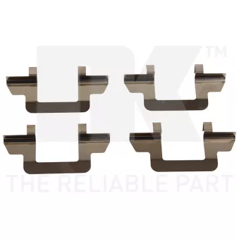 Kit d'accessoires, plaquette de frein à disque NK 7919243