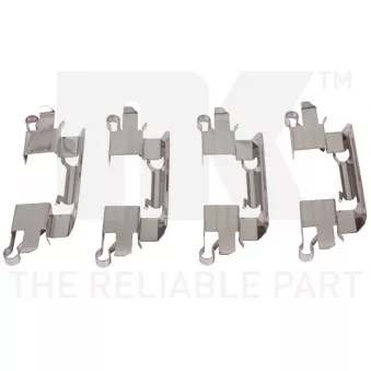 Kit d'accessoires, plaquette de frein à disque NK 79221769