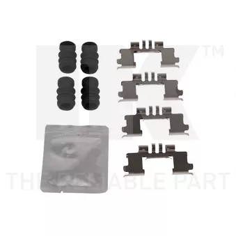 NK 79221812 - Kit d'accessoires, plaquette de frein à disque