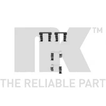 Kit d'accessoires, plaquette de frein à disque NK 7922260