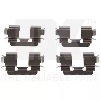 Kit d'accessoires, plaquette de frein à disque NK [7922272]