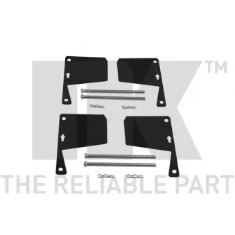 Kit d'accessoires, plaquette de frein à disque NK 7925983