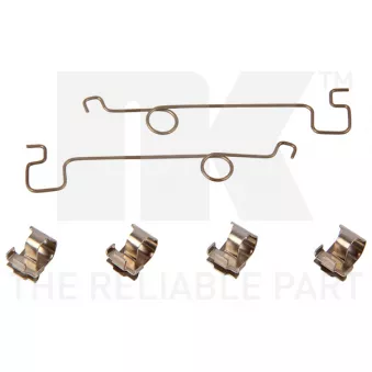 Kit d'accessoires, plaquette de frein à disque NK OEM B00149280A
