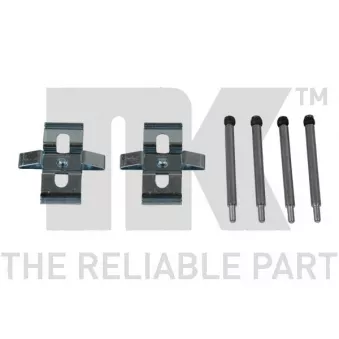 Kit d'accessoires, plaquette de frein à disque NK 79331878