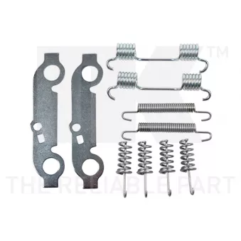 Kit d'accessoires, mâchoires de frein de stationnement NK 7933537 pour MERCEDES-BENZ CLASSE S 450 SE.SEL - 224cv