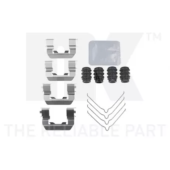 Kit d'accessoires, plaquette de frein à disque NK OEM 581012WA90