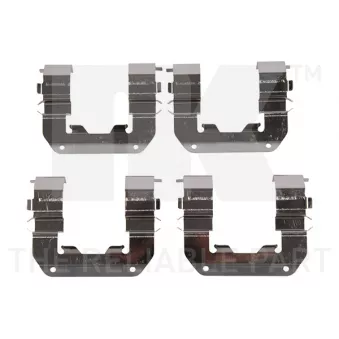 NK 79341767 - Kit d'accessoires, plaquette de frein à disque