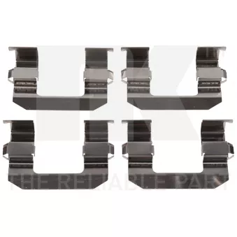 NK 7934645 - Kit d'accessoires, plaquette de frein à disque