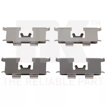 NK 7934667 - Kit d'accessoires, plaquette de frein à disque