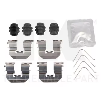 Kit d'accessoires, plaquette de frein à disque NK 7934901