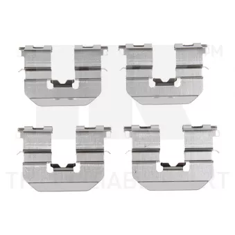 Kit d'accessoires, plaquette de frein à disque NK 79351780