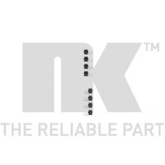 Kit d'accessoires, plaquette de frein à disque NK 7945167