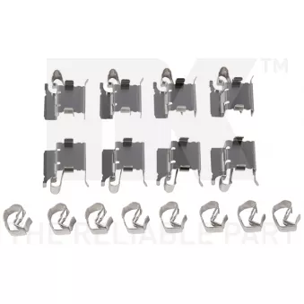NK 79451748 - Kit d'accessoires, plaquette de frein à disque