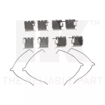NK 7945289 - Kit d'accessoires, plaquette de frein à disque