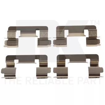NK 7945293 - Kit d'accessoires, plaquette de frein à disque