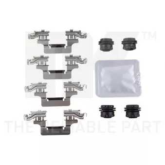 Kit d'accessoires, plaquette de frein à disque NK 7947002