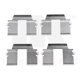 Kit d'accessoires, plaquette de frein à disque NK [7947232]