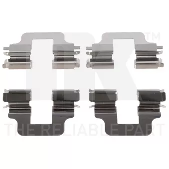 NK 79481712 - Kit d'accessoires, plaquette de frein à disque