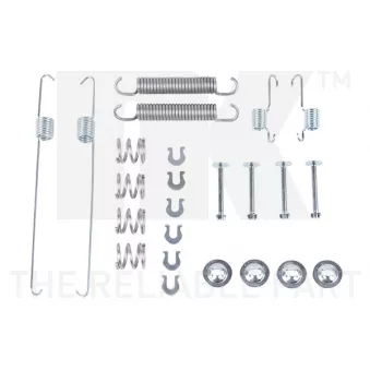 Kit d'accessoires, mâchoire de frein NK OEM 8200704561