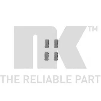 Kit d'accessoires, plaquette de frein à disque NK OEM 0449187104