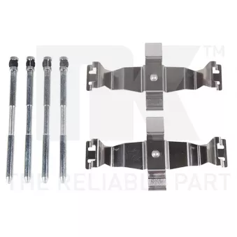 Kit d'accessoires, plaquette de frein à disque NK 7966002