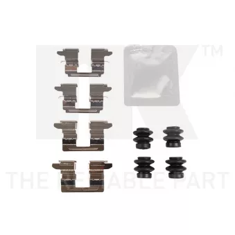 NK 79991014 - Kit d'accessoires, plaquette de frein à disque