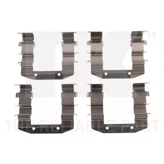 Kit d'accessoires, plaquette de frein à disque NK [79991015]