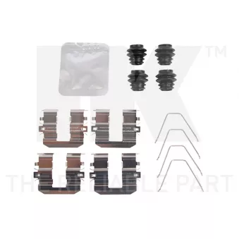 NK 79991023 - Kit d'accessoires, plaquette de frein à disque